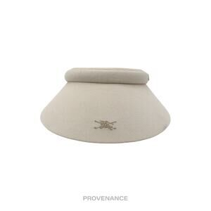 🔴 Burberry Knight Logo Golf Visor - Chalk Nova Check